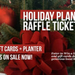 Holiday Planter + Gift Card Raffle